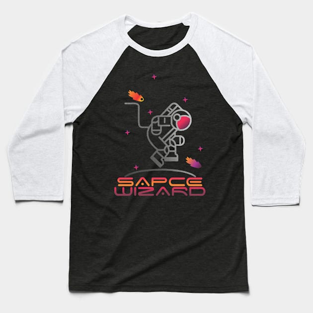 Space Wizard patrol Baseball T-Shirt by Gboye